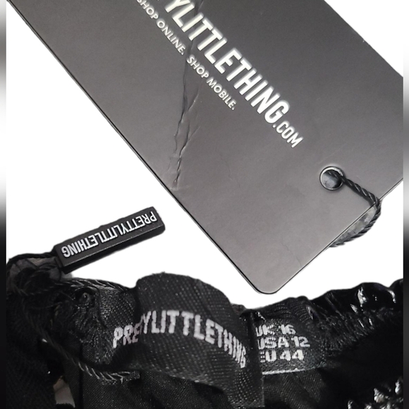 PrettyLittleThing Pants & Jumpsuits Pretty Little Thing Black Vinyl
